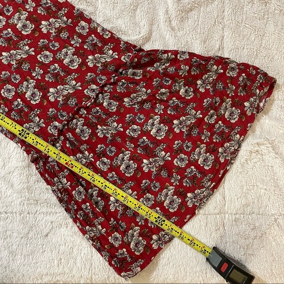 American Eagle Boho Floral Wide Leg Jumpsuit / Size 4 - Picture 8 of 9